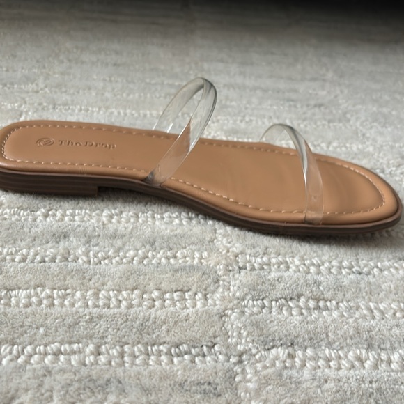 The Drop Women’s Paris Square Toe Two Strap Sandal - Picture 11 of 13